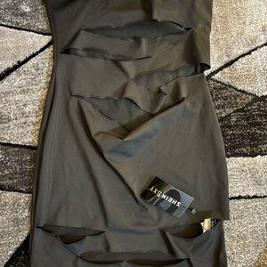 SHEIN SXY Black Cutout Dress